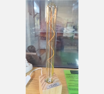 Ampoule longue à filament LED. 30cm. E27. 6W