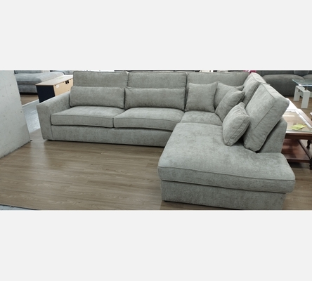 2M Bon209.16. Canapé dangle Bristol en tissu gris.