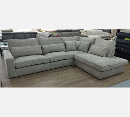 2M Bon209.16. Canapé dangle Bristol en tissu gris.