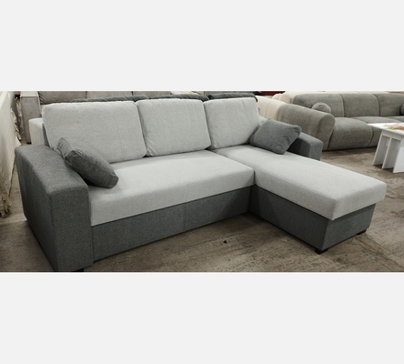 2M Sor01/88 Canapé d'angle Aramis tissu GC/GF, convertible, réversible, coffre.