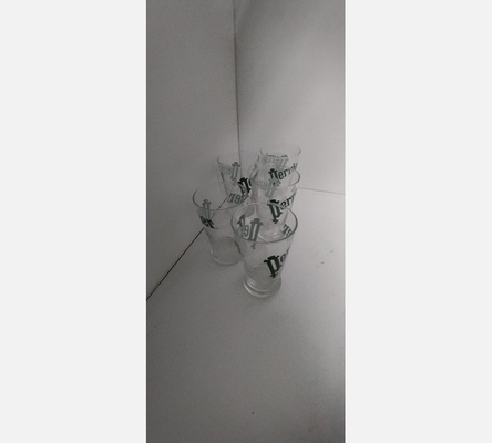5 verres à perrier