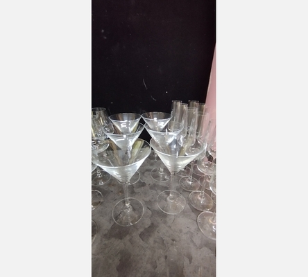 6 Verre à martini Vintage
