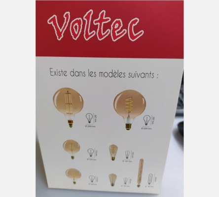 Ampoule boule déco Vintage à filament LED.