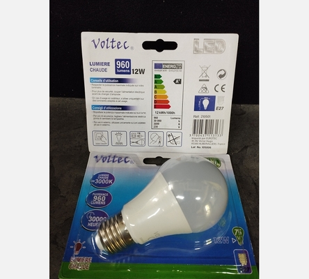 Ampoule LED 12W à vis E27.
