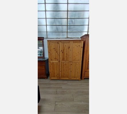Armoire 3 portes en pin