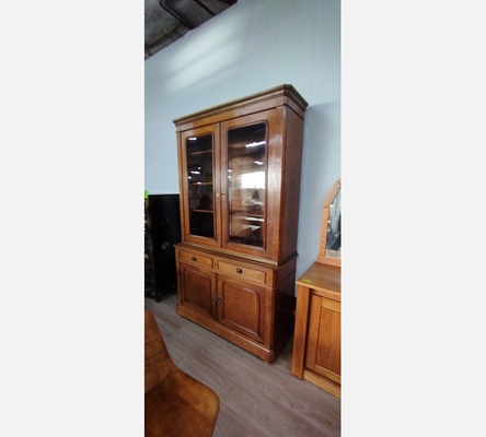 Bibliothèque /buffet 2 corps Louis Philippe.