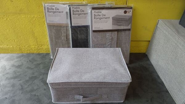 Boite de rangement en toile non tissée. 34/24/15cm