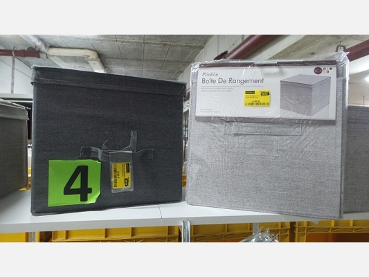 Boite de rangement en toile non tissée. 36/36/32cm