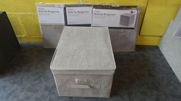 Boite de rangement en toile non tissée. 36/36/32cm