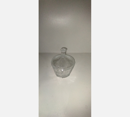 Bonbonnière transparente en verre