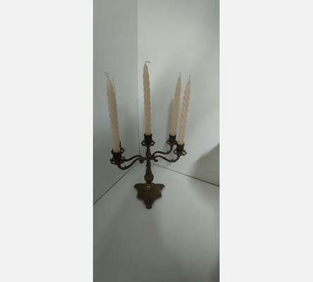 Bougeoirs 5 feux en bronze