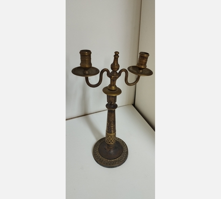 Bougeoirs en laiton/cuivre