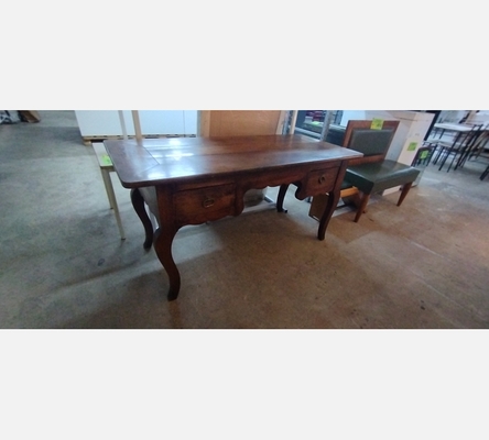 Bureau Louis xv antique en merisier