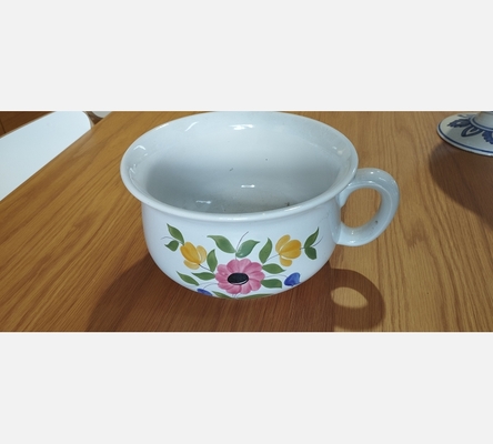 Cache pot décor floral