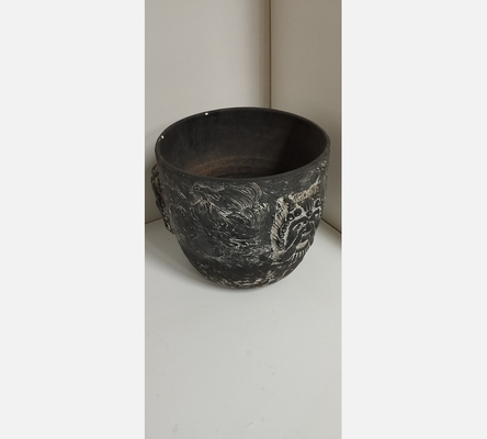 Cache pot gris