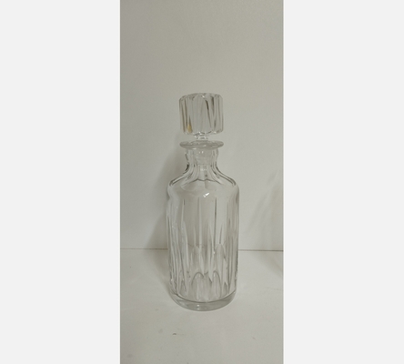 Carafe ronde en cristal de la Cristallerie de Lorraine