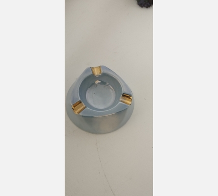 Cendrier en porcelaine bleu