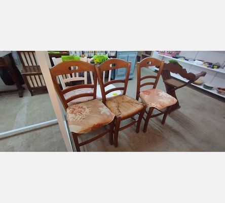 Chaise en chêne massif