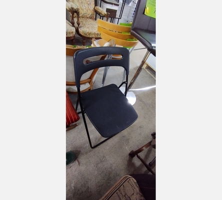 Chaise pliante noir