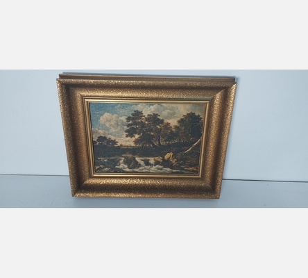 Chromo diverse dans cadre doré