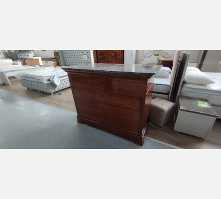 Commode secrétaire 5 tiroirs Louis Philippe.