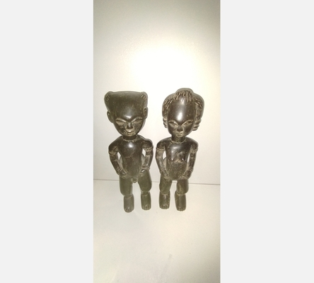 Couple africain en bois