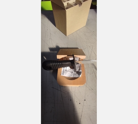 Couteau à huitres avec socle en bois