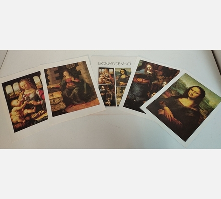 Ensemble de 4 planches de De Vinci