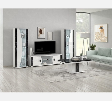Ensemble Nevada 2 vitrines 1 porte + meuble TV.