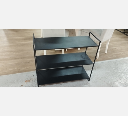 Etagère 3 plateaux en métal noir