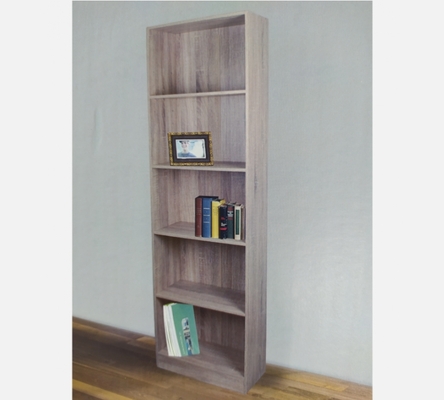 Etagère 5 niveaux teinte chêne griffé.