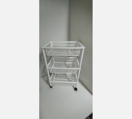 Étagère de rangement en plastique à plusieurs niveaux