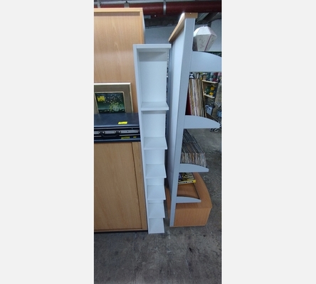 Étagere droite blanche.