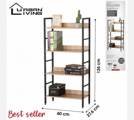 Etagère droite Colorado, 4 niveaux.