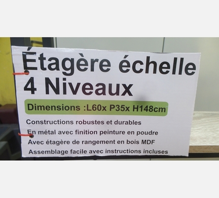 Etagère échelle 4 niveaux.