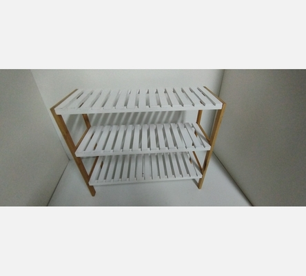 Etagère en bambou et bois