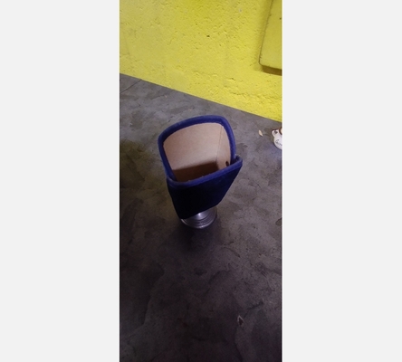 Etui en tissu avec pied en étain