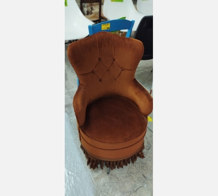 Fauteuil crapaud vintage années 60/70