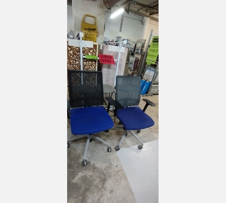 Fauteuil de bureau bleu