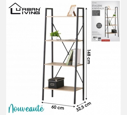 GM. Etagère échelle Colorado, 4 niveaux.