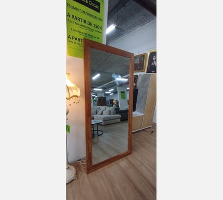 GRAND MIROIR EN BOIS MASSIF