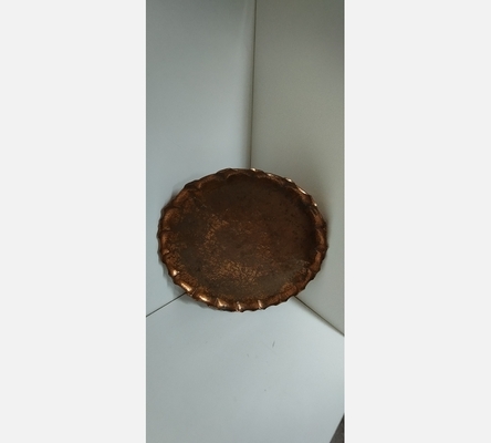 Grand plateau en cuivre