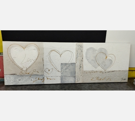 Grand tableau Love Coeurs