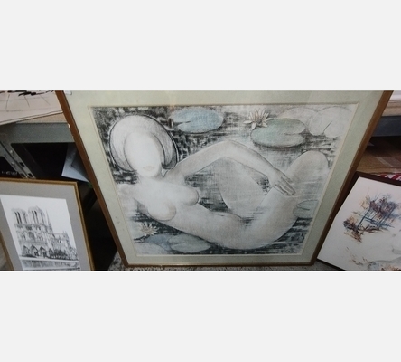 Grand tableau nue