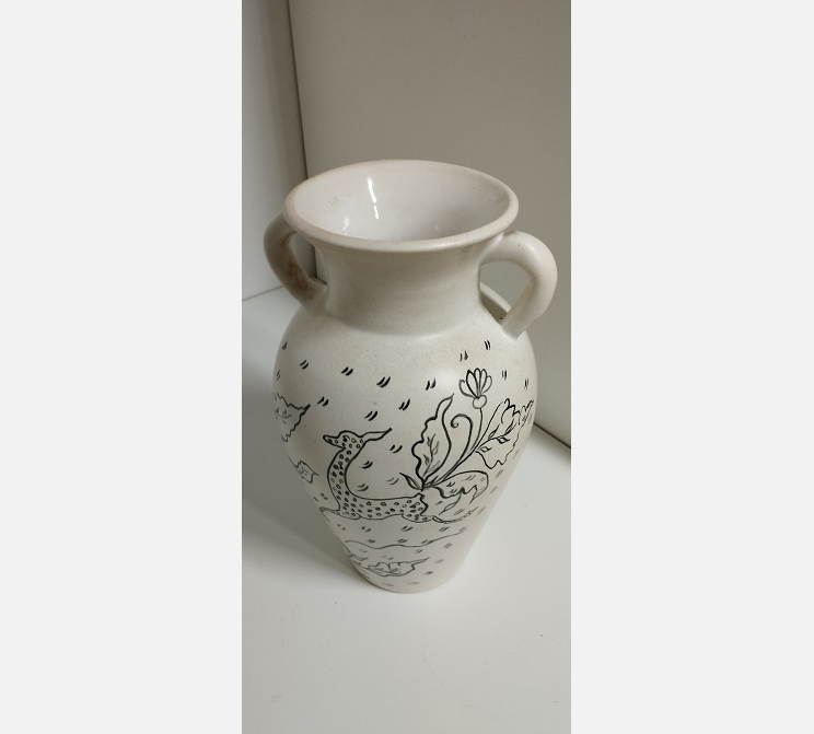 Grand vase blanc