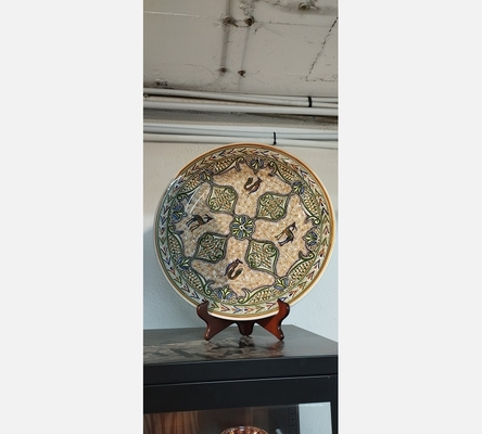 Grande assiette décorative