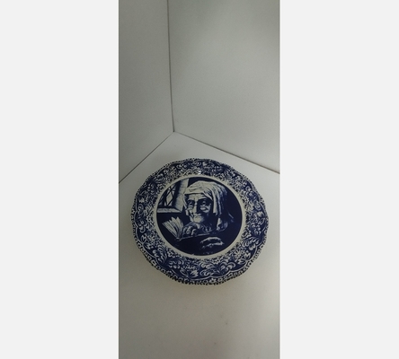 Grande assiettes bleu