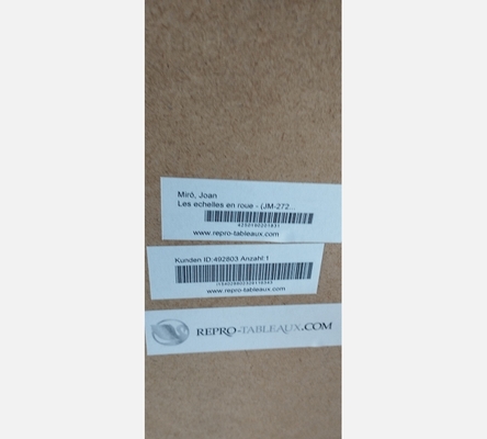 Impression sur Papier d'art de chez Repro-tableaux Les échelles en roue de Miro