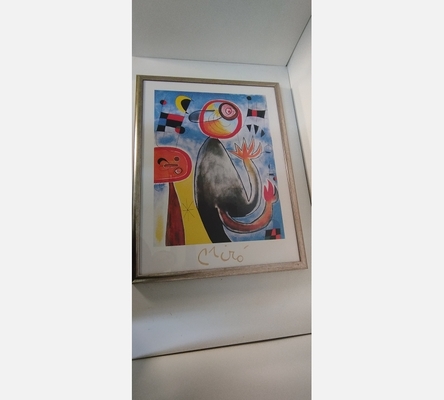 Impression sur Papier d'art de chez Repro-tableaux Les échelles en roue de Miro