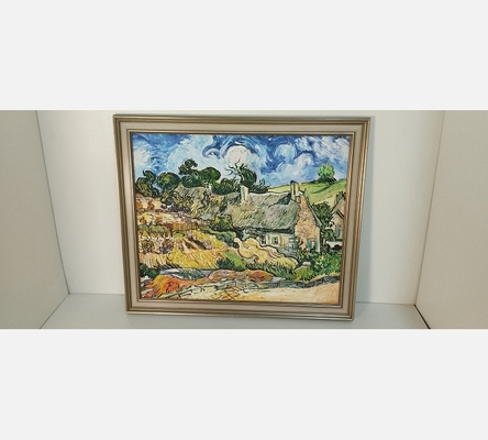 Impression sur toile de chez Repro-tableaux Chaumes de Cordeville Van Gogh